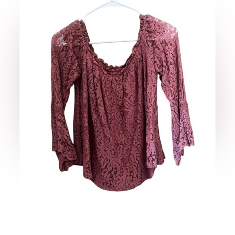 Hint of Mint Coral Lace Skirt